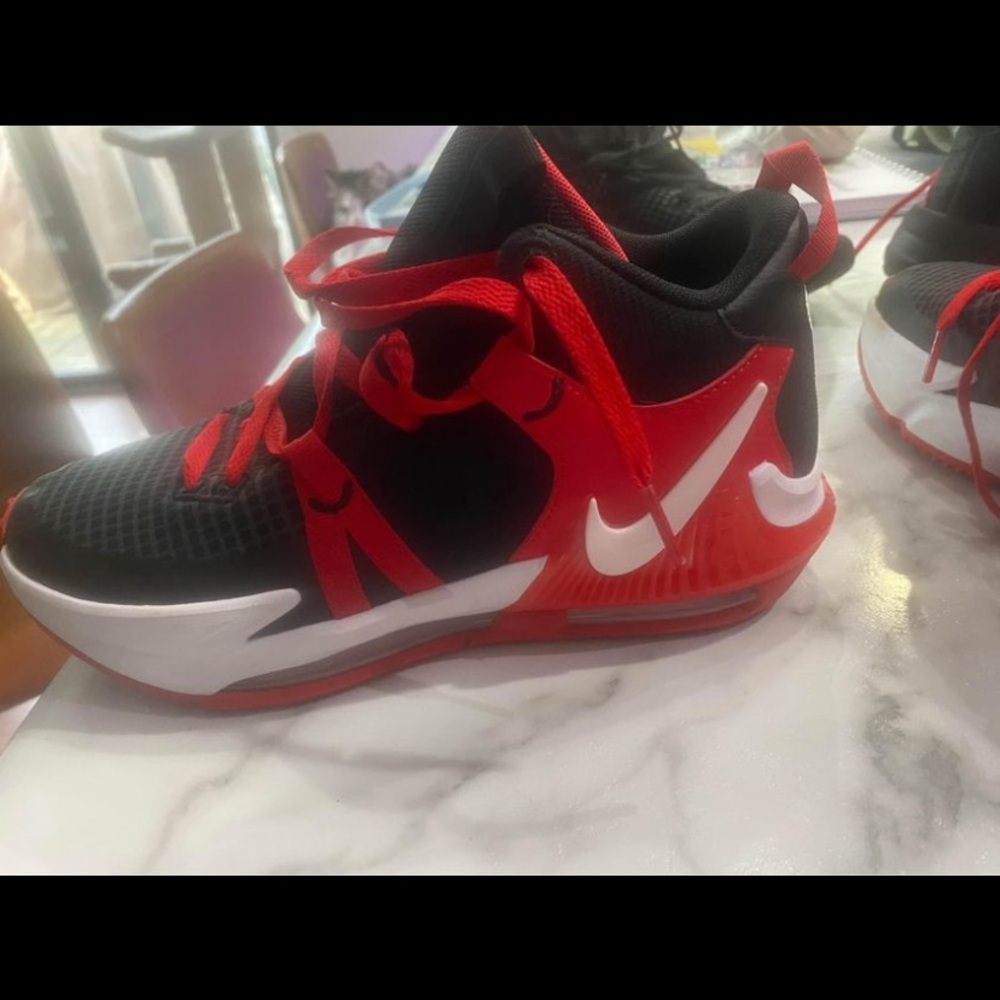 Men’s LeBron James basketball shoes. Never worn outside. Like new.